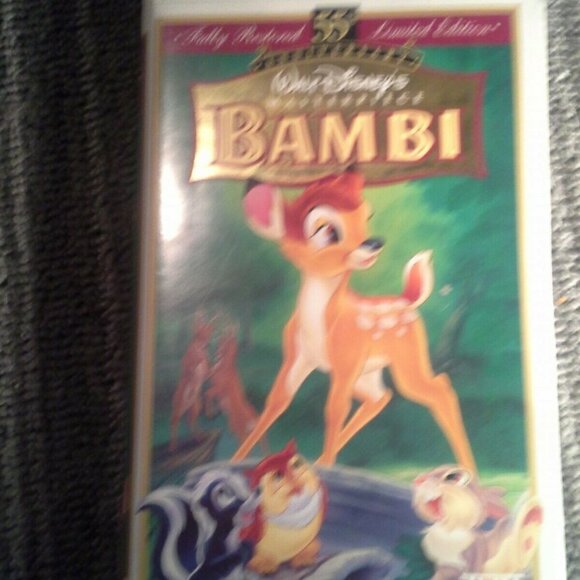Walt Disney Bambi VHS Fully Restored 55th Anniversary Limited Edition - Picture 1 of 3